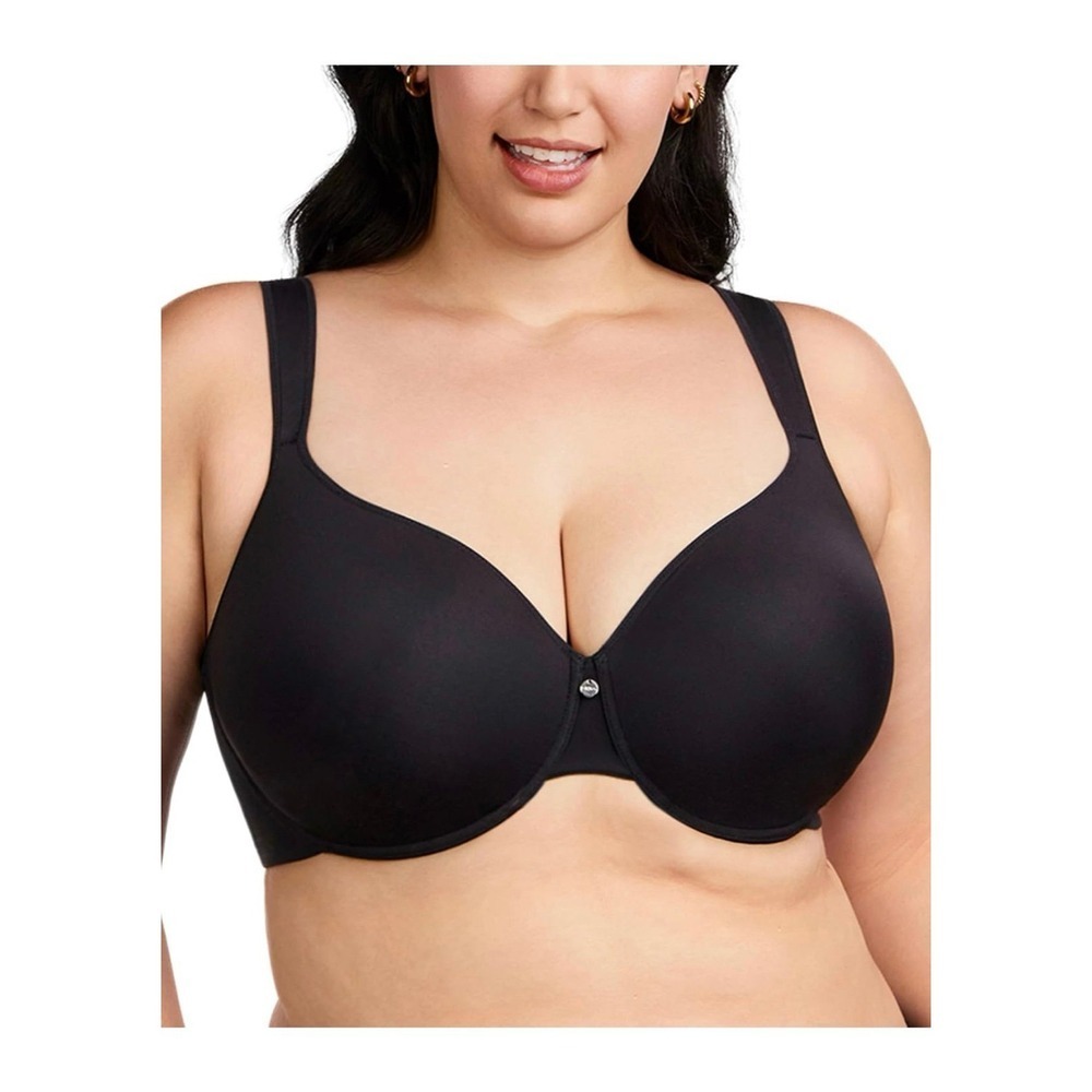 HSIA Women's Full Coverage Bra Plus Size Tshirt Bra Back Smoothing Minimizer 34D